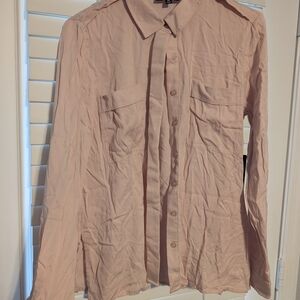 Lulu's Baby Pink Button-Down Shirt
